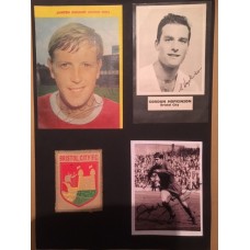 Signed picture of Gordon Hopkinson the Bristol City footballer.
